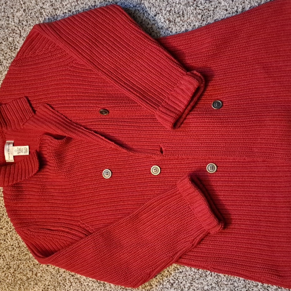 Gently used sweater coat - Picture 9 of 10